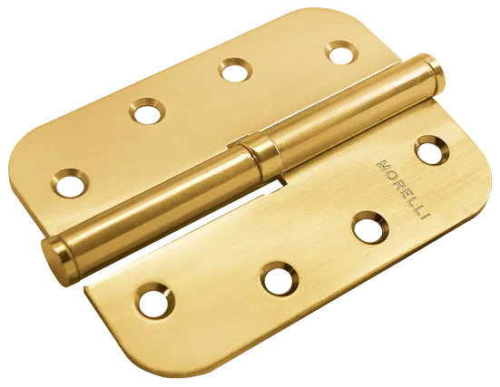 Петля карточная разъемная MSND-C 100X70X2.5 SG R с подшипником стальная левая, врезная, цвет матовое золото фото купить Липецк