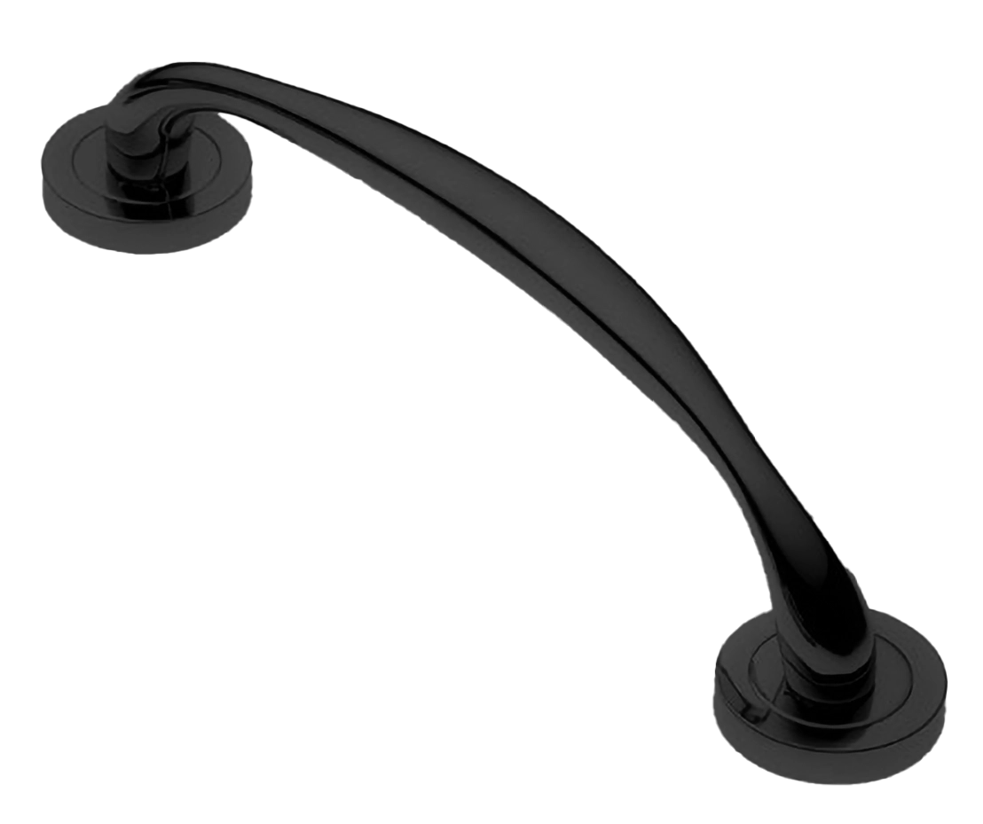 Ручка-скоба LEON PH NERO, цвет - черный фото 1 Ручка-скоба LEON PH NERO, цвет - черный фото купить Липецк