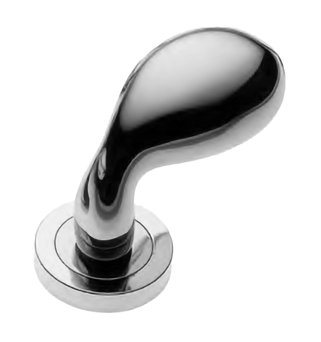 Ручка дверная AIR-2 R2 CRO раздельная на круглой розетке, цвет - хром фото купить Липецк