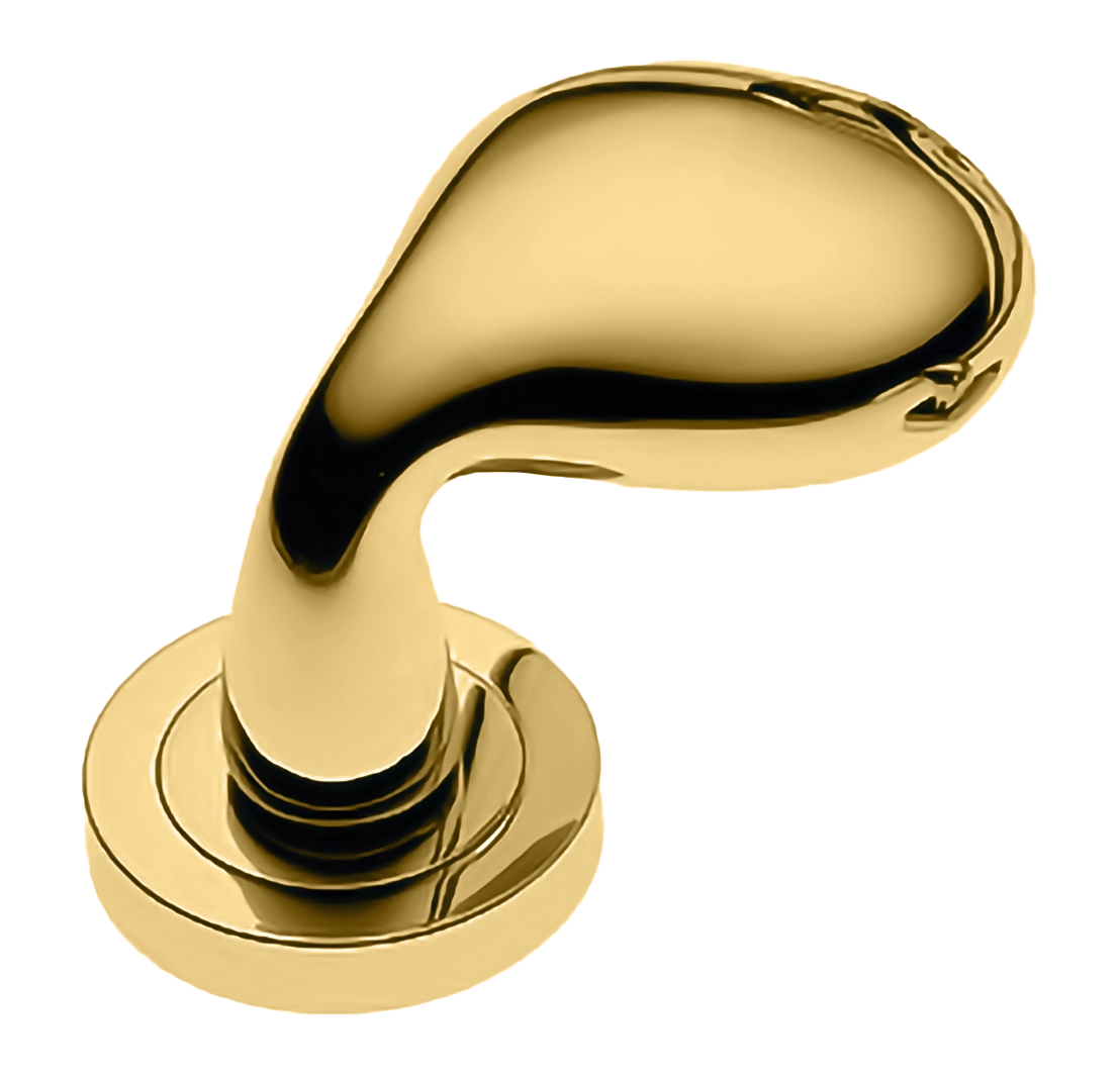 Ручка дверная SIENA-2 R2 OTL раздельная на круглой розетке, цвет - золото фото 1 Ручка дверная SIENA-2 R2 OTL раздельная на круглой розетке, цвет - золото фото купить Липецк