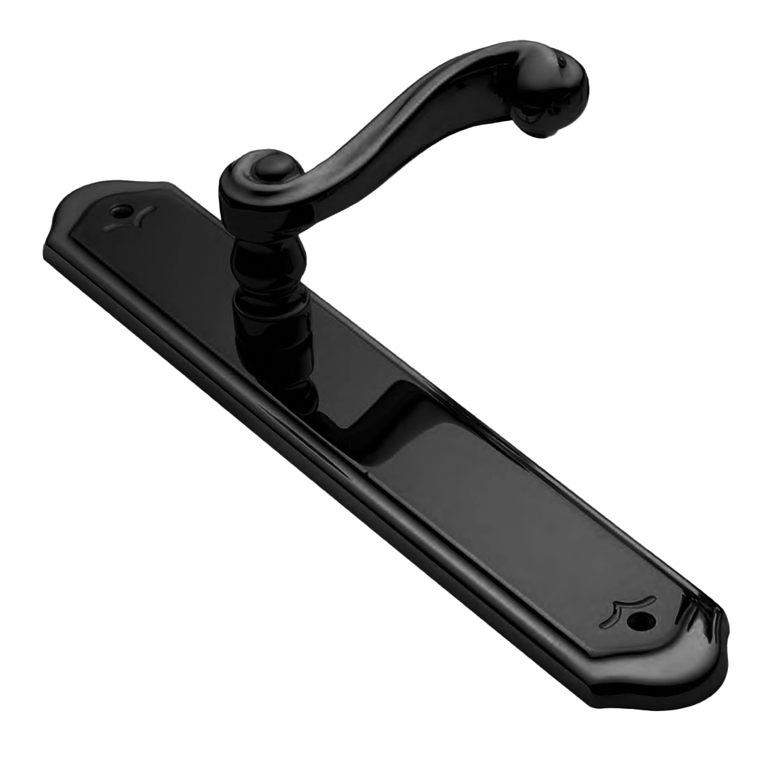 Ручка на планке PLAZA PL NERO, цвет - черный фото 1 Ручка на планке PLAZA PL NERO, цвет - черный фото купить Липецк