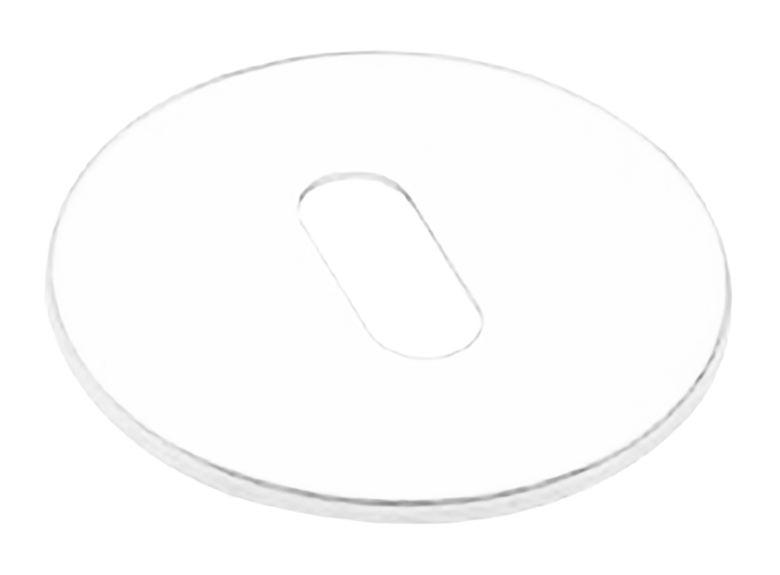 Накладка на ключевой цилиндр LUX-FK-R5 BIA на круглой розетке под ключ буратино, цвет - белый фото 1 Накладка на ключевой цилиндр LUX-FK-R5 BIA на круглой розетке под ключ буратино, цвет - белый фото купить Липецк