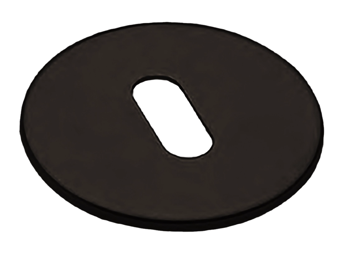 Накладка на ключевой цилиндр LUX-FK-R5 ANT на круглой розетке под ключ буратино, цвет - антрацит фото 1 Накладка на ключевой цилиндр LUX-FK-R5 ANT на круглой розетке под ключ буратино, цвет - антрацит фото купить Липецк