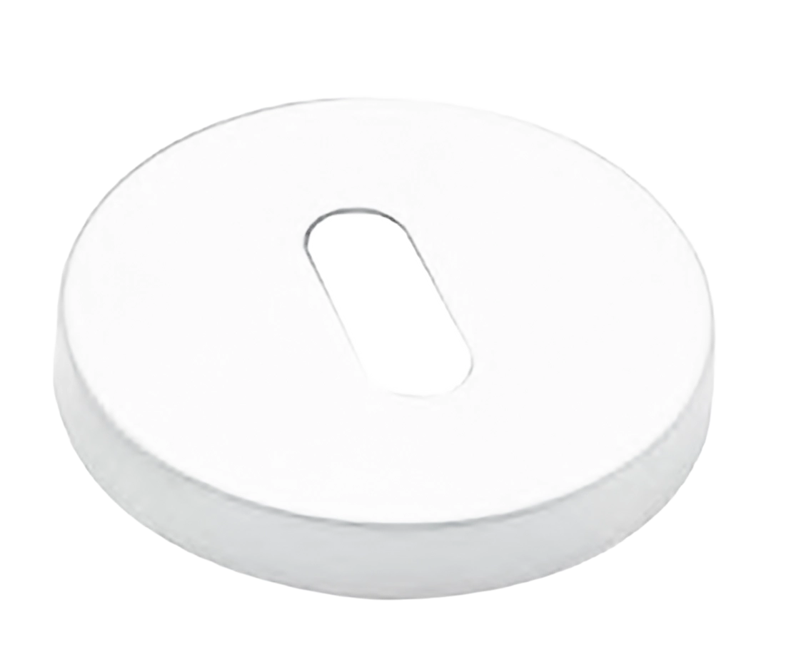 Накладка на ключевой цилиндр LUX-FK-R6 BIA на круглой розетке под ключ буратино, цвет - белый фото 1 Накладка на ключевой цилиндр LUX-FK-R6 BIA на круглой розетке под ключ буратино, цвет - белый фото купить Липецк