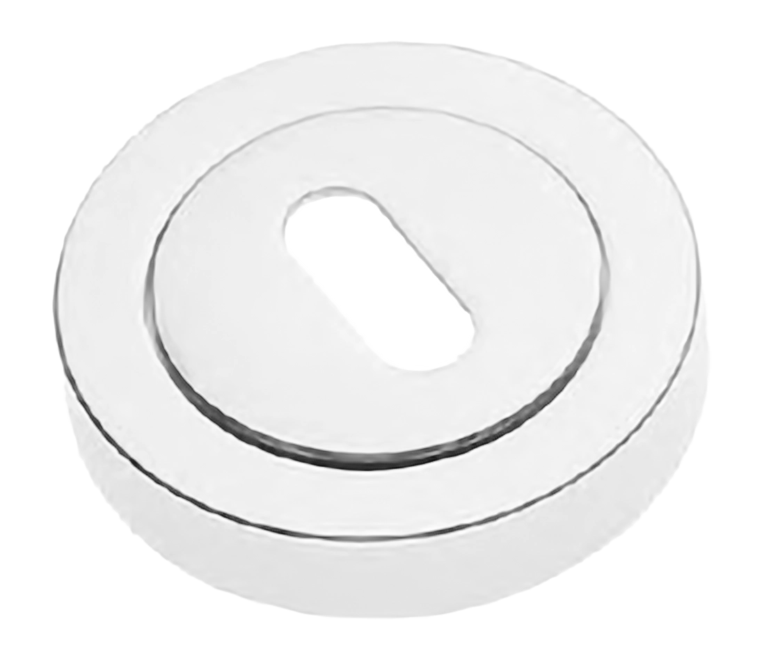 Накладка на ключевой цилиндр LUX-FK-R2 BIA на круглой розетке под ключ буратино, цвет - белый фото 1 Накладка на ключевой цилиндр LUX-FK-R2 BIA на круглой розетке под ключ буратино, цвет - белый фото купить Липецк