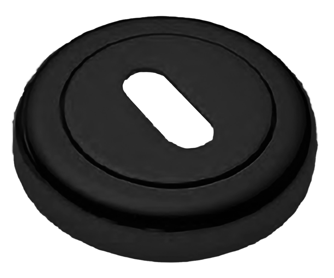 Накладка на ключевой цилиндр LUX-FK-R4 NERO на круглой розетке под ключ буратино, цвет - черный фото 1 Накладка на ключевой цилиндр LUX-FK-R4 NERO на круглой розетке под ключ буратино, цвет - черный фото купить Липецк