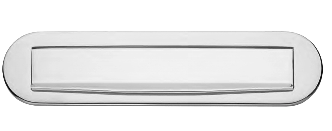 Накладка для почтового ящика ART.910 CRO овальная, цвет - хром фото купить Липецк