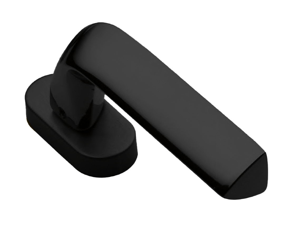 Ручка оконная MATRIX W1 NERO, цвет - черный фото 1 Ручка оконная MATRIX W1 NERO, цвет - черный фото купить Липецк