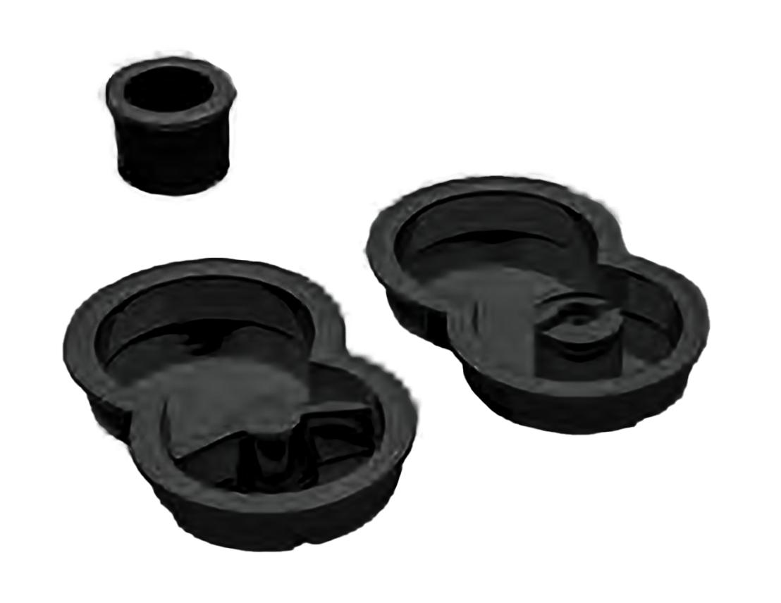 Комплект ручек INFINITY ART.85/A NERO с заверткой для раздвижной двери с торцевой ручкой, цвет - черный фото купить Липецк