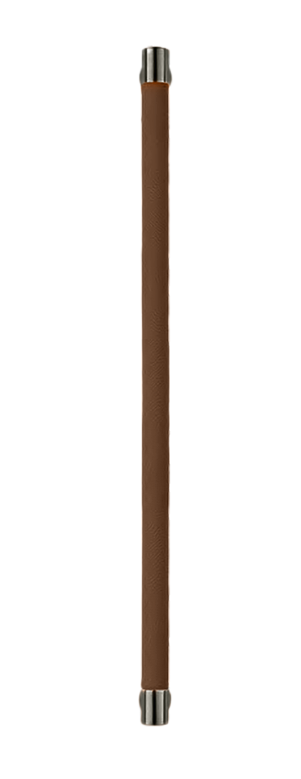 Ручка-скоба HIDE LEATHER PH/A ANT/TESTA DI MORO, цвет - антрацит/темно-коричневый фото купить Липецк