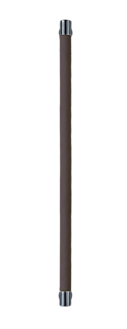 Ручка-скоба HIDE LEATHER PH/B NERO/GRAFITE, цвет - черный/графит фото купить Липецк