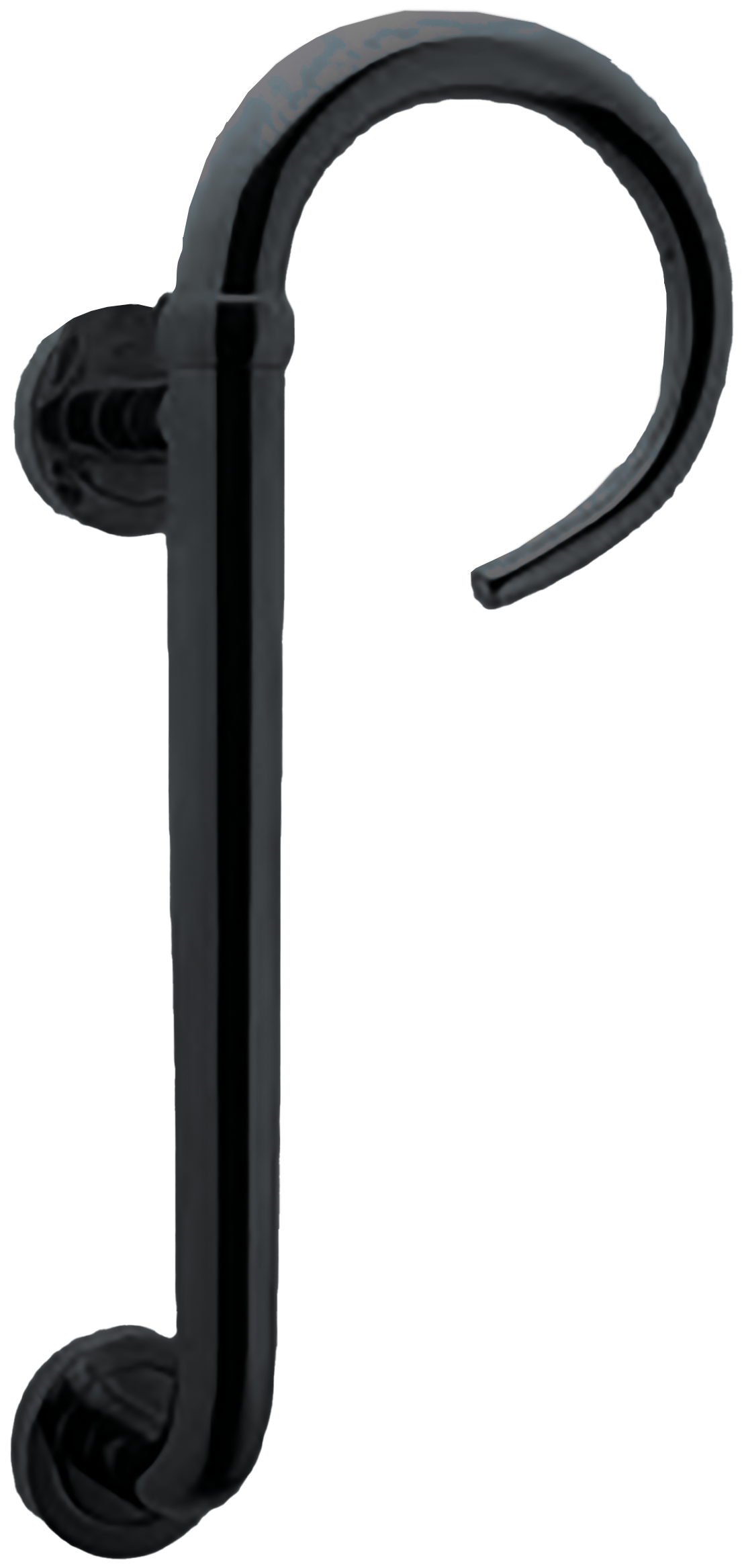 Ручка-скоба LANGOUST PH R NERO, цвет - черный фото купить Липецк