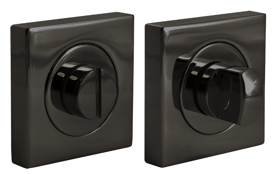 LUX-WC-S2 NIN, завертка сантехническая на квадратной розетке, цвет - черный никель фото купить Липецк