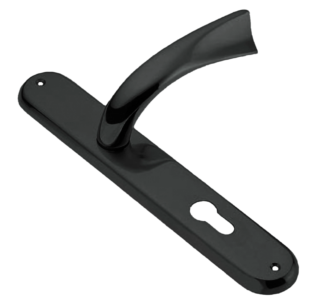 Ручка дверная на планке TENDER PL NIN, цвет черный никель, латунь фото купить в Липецке