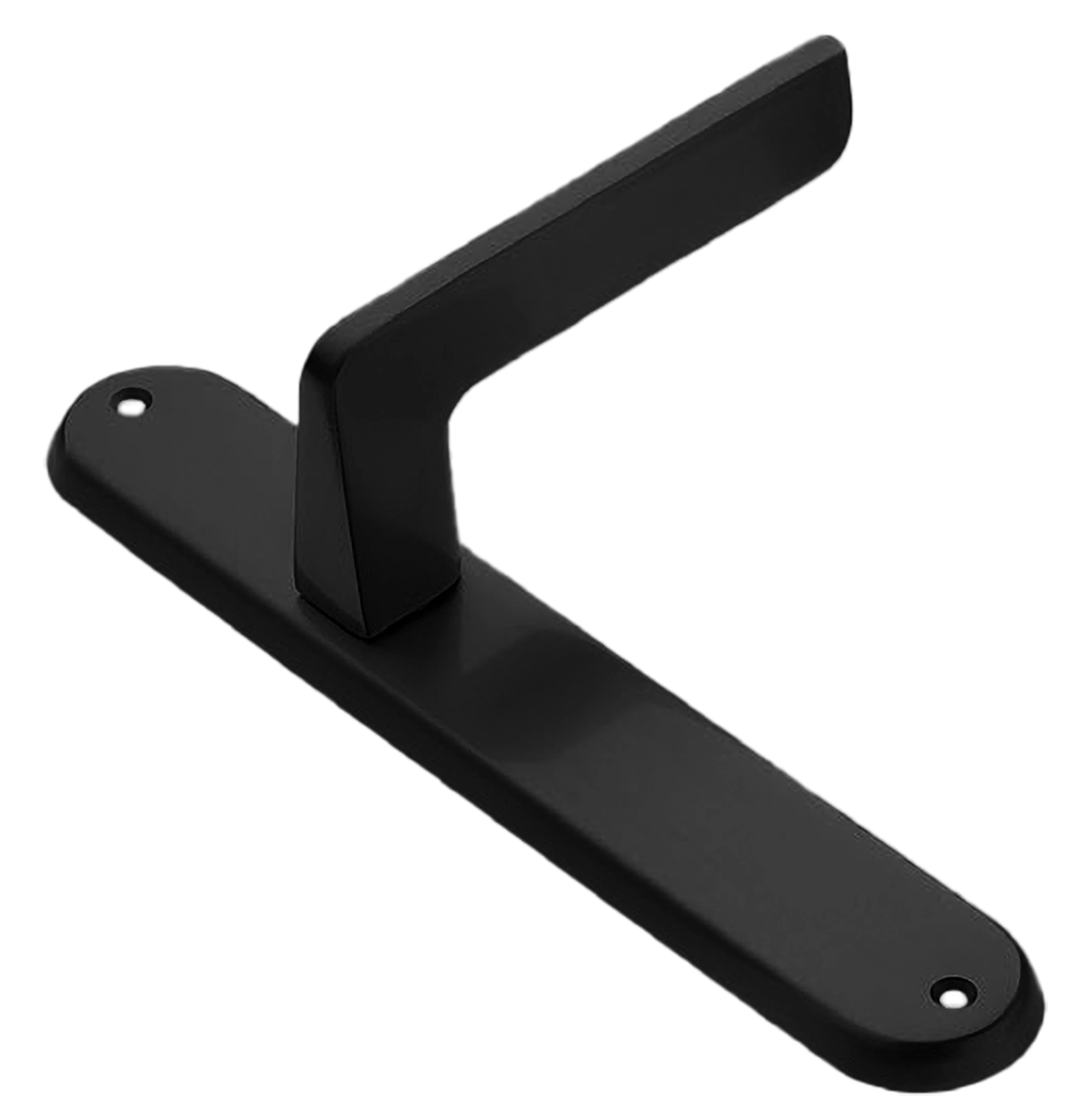 Ручка дверная на планке ROCK PL NERO, цвет черный, латунь фото купить в Липецке