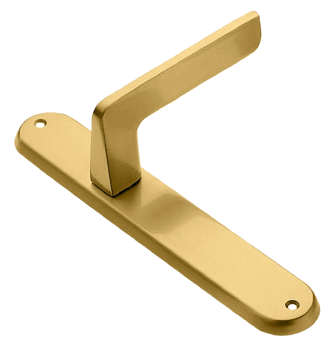 Ручка дверная на планке ROCK PL OSA, цвет матовое золото, латунь фото купить в Липецке