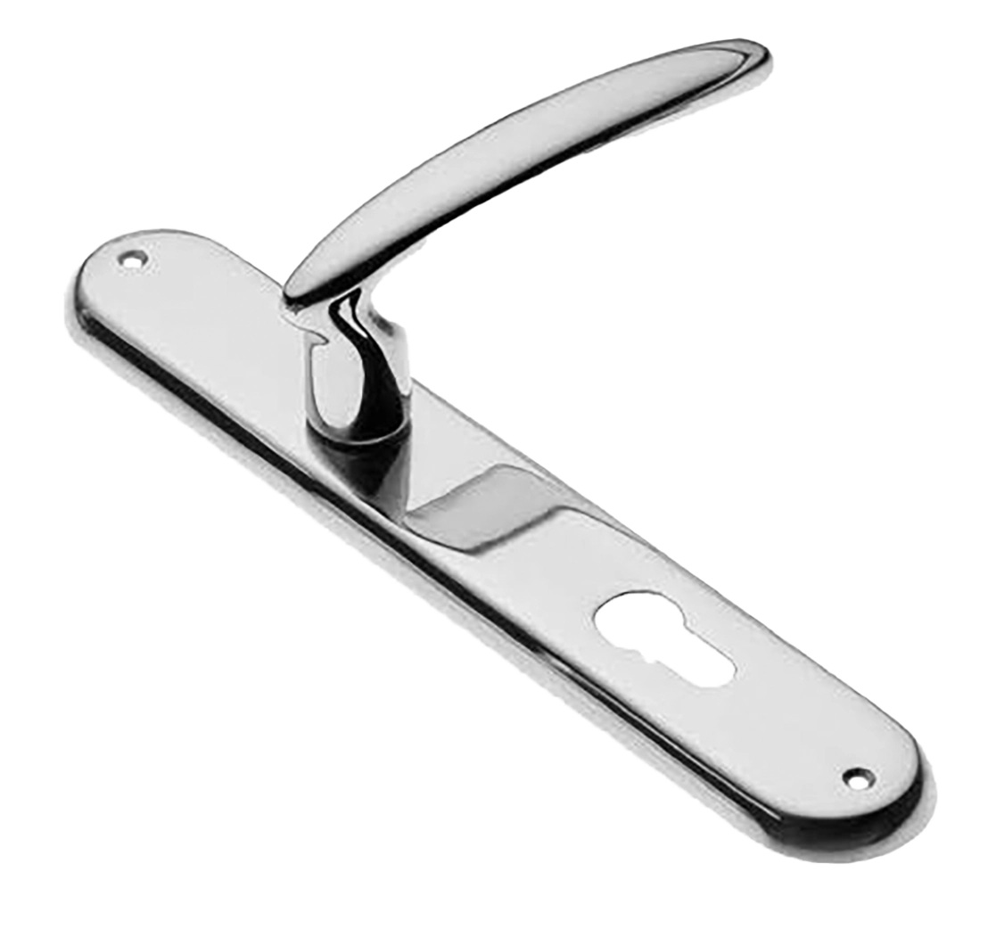 Ручка дверная на планке FLAMINGO PL CRO, цвет хром, латунь фото купить в Липецке