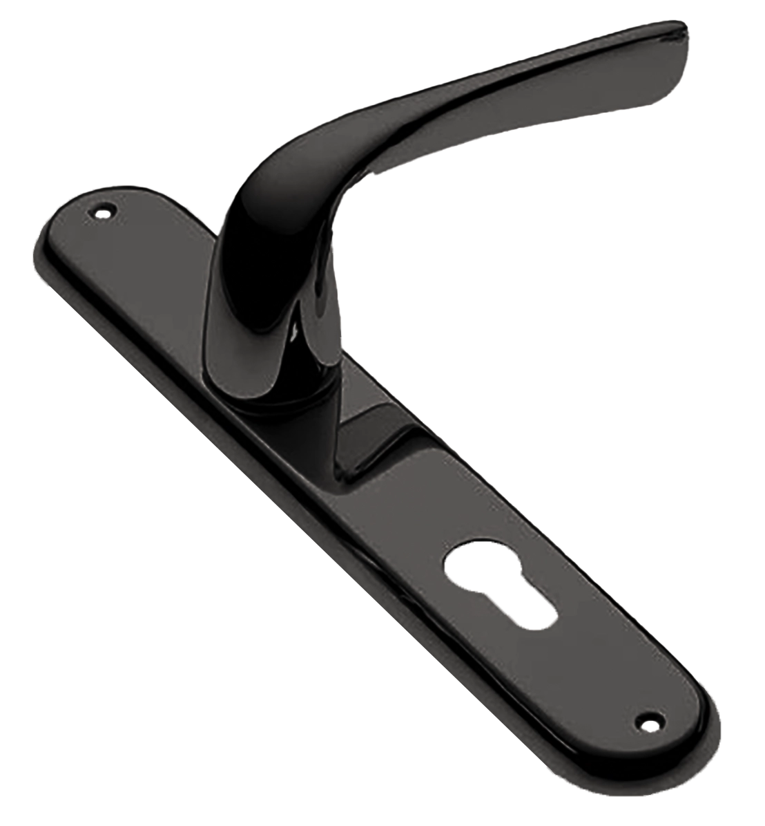 Ручка дверная на планке LE MANS PL NIN, цвет черный никель, латунь фото купить в Липецке