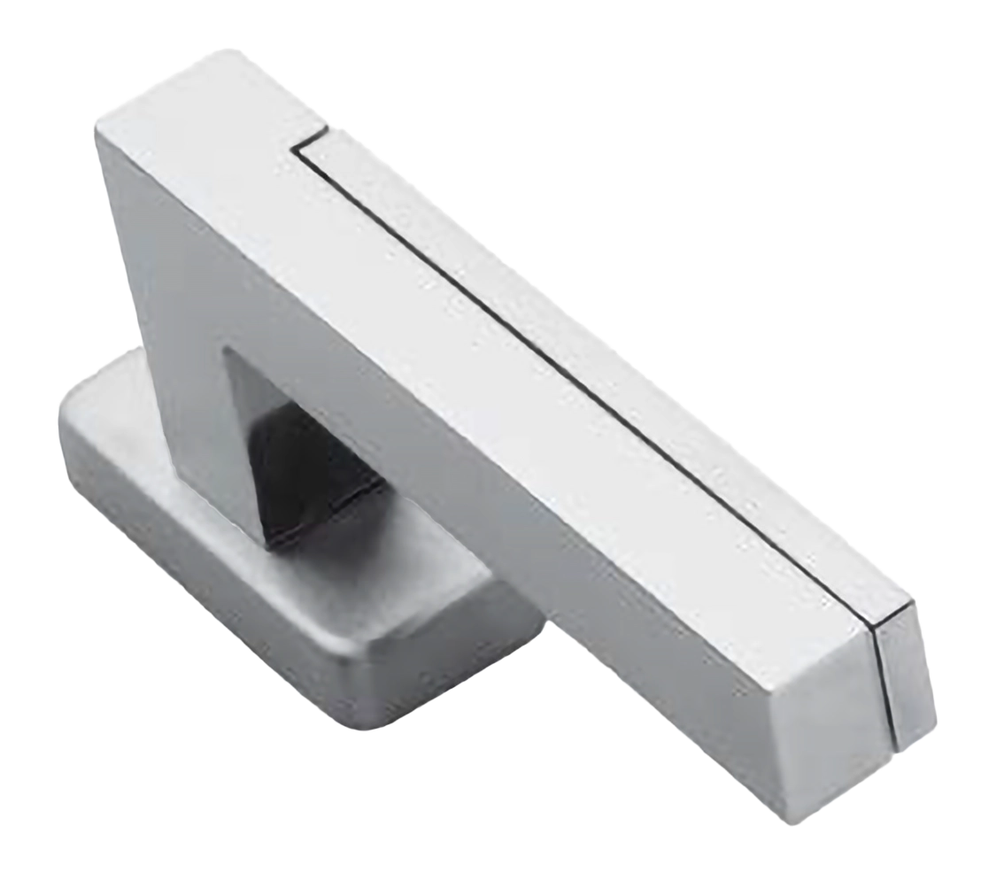 Ручка оконная ISLAND W1 CRO на прямоугольной розетке, цвет хром, латунь фото купить в Липецке