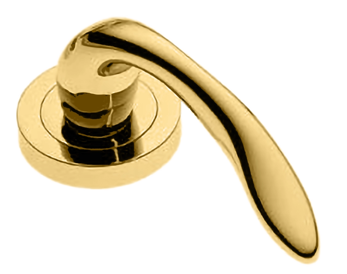 Ручка оконная LEON W1 OTL, цвет - золото фото купить в Липецке