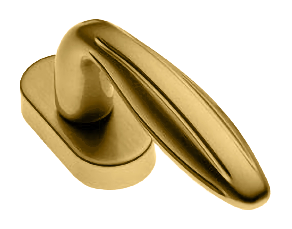 Ручка оконная BUD W1 OSA, цвет - матовое золото фото купить в Липецке