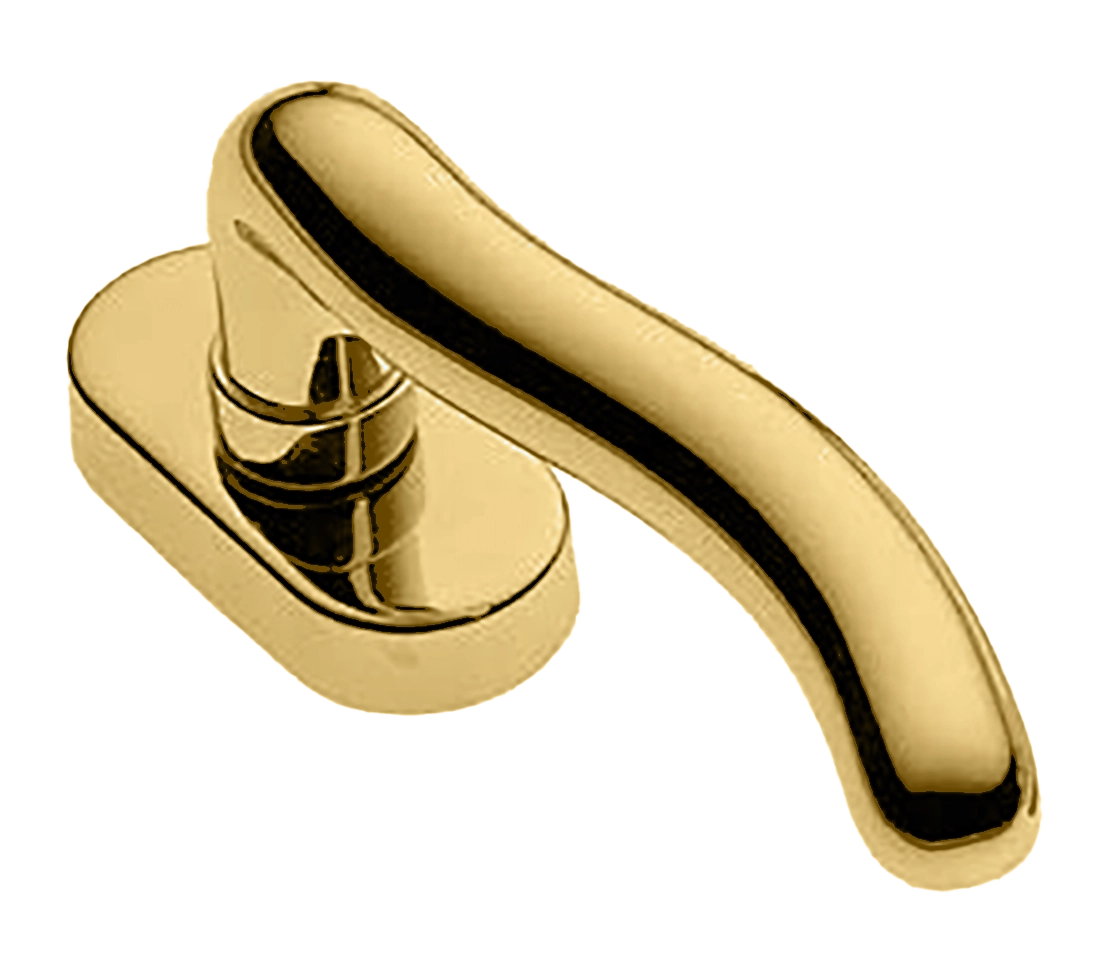 Ручка оконная SNAKE W1 OTL, цвет - золото фото купить в Липецке