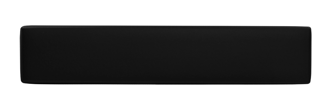 Ручка дверная SHUTTLE NERO-ST цвет черный soft-touch, ЦАМ фото купить в Липецке