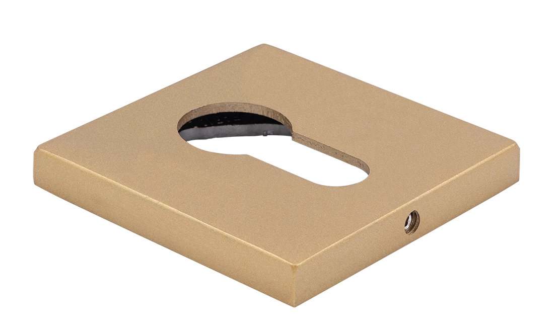 Накладка на замок MH-KH-S6 FTG под евроцилиндр, цвет матовое итальянское золото фото купить Липецк