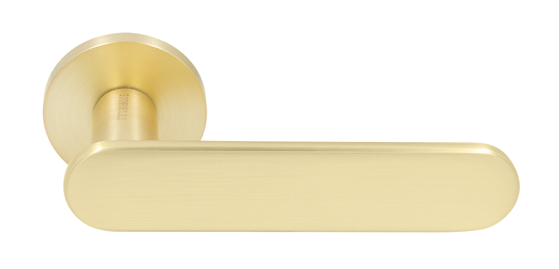 Ручка дверная MH-65-R6 SEMPIONE MSG на круглой розетке