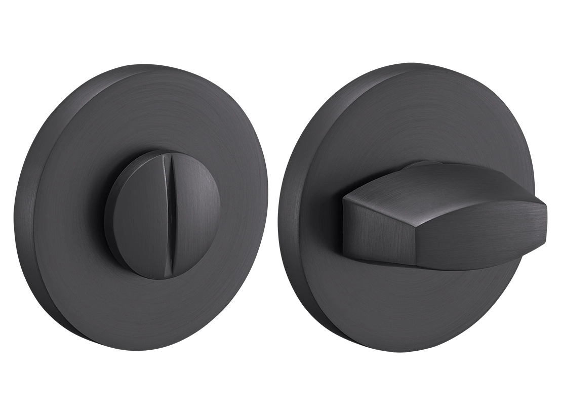 Завертка сантехническая MH-WC-R6 GR на круглой розетке, цвет графит, ЦАМ фото купить Липецк