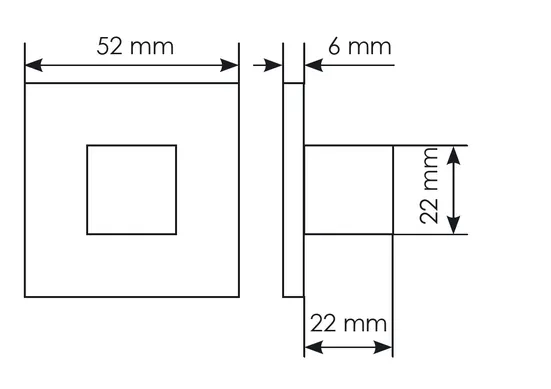 Комплект дверных ручек MH-54-S6 BL с заверткой MH-WC-S6 BL + замок M1895 BL, цвет черный фото дверная фурнитура Липецк