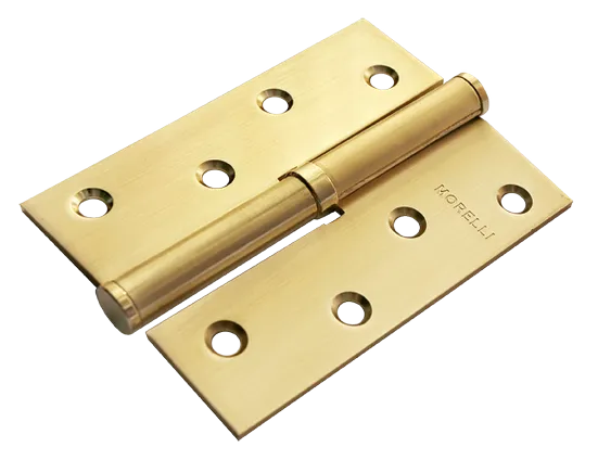 Петля разъемная карточная MSND 100X70X2.5 SG R с подшипником стальная правая, врезная, цвет матовое золото фото купить Липецк