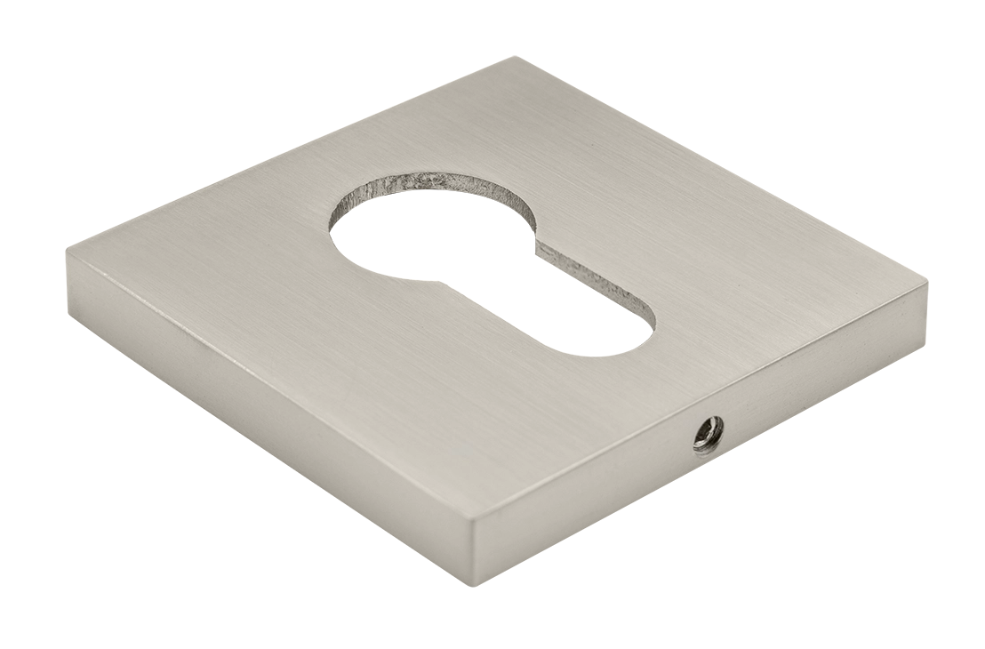 Накладка на замок MH-KH-S6 MSN под евроцилиндр, цвет матовый хром фото купить Липецк