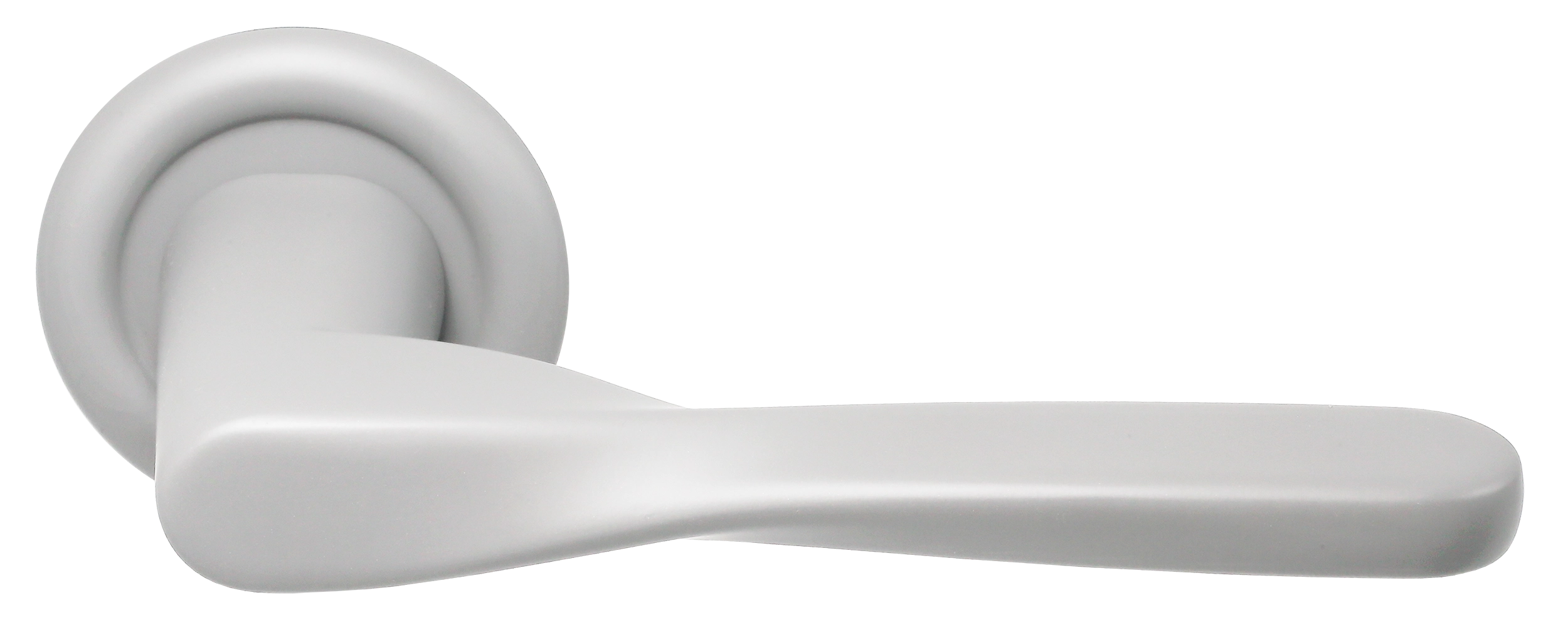 Ручка дверная THE OLYMPICS R7 SSW на круглой розетке, цвет Стокгольмский снегопад/Stockholm Snowfall фото купить Липецк