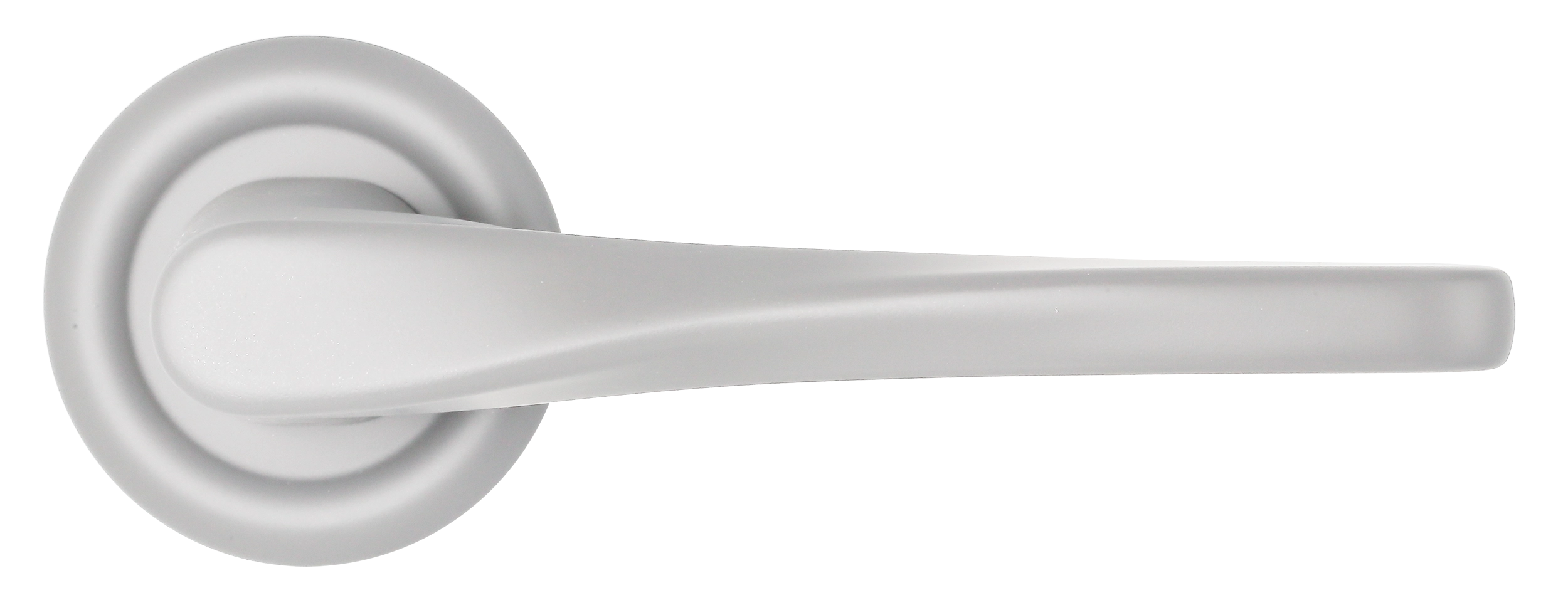 Ручка дверная THE OLYMPICS R7 SSW на круглой розетке, цвет Стокгольмский снегопад/Stockholm Snowfall фото купить в Липецке
