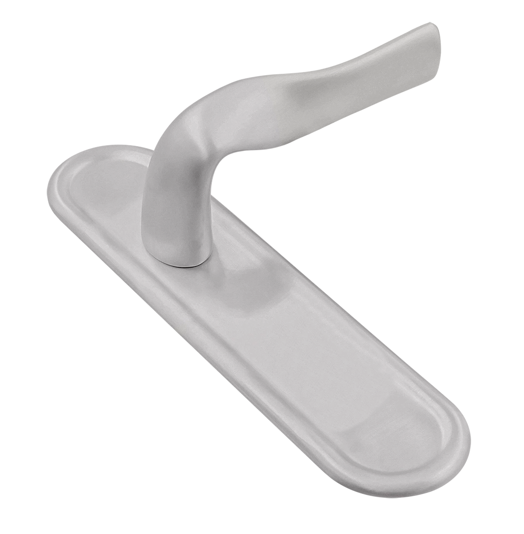 Ручка дверная LVB PLR SSW на планке, цвет Стокгольмский снегопад/Stockholm Snowfall фото купить Липецк