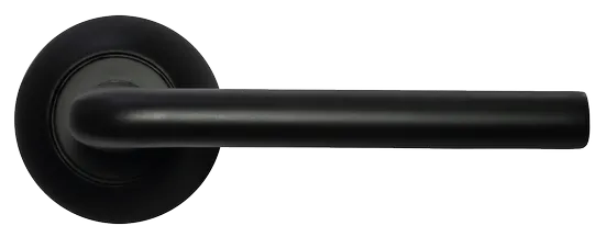 КОЛОННА, ручка дверная MH-03 BL, цвет - черный фото купить в Липецке
