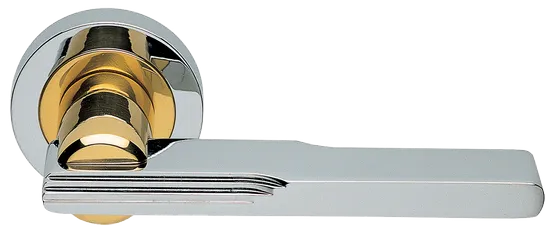 VERONICA R2 COT, ручка дверная, цвет - глянцевый хром/золото фото купить Липецк