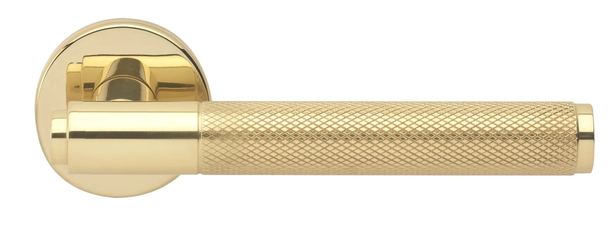 BRIDGE R6 OTL, ручка дверная с усиленной розеткой, цвет -  золото фото купить Липецк