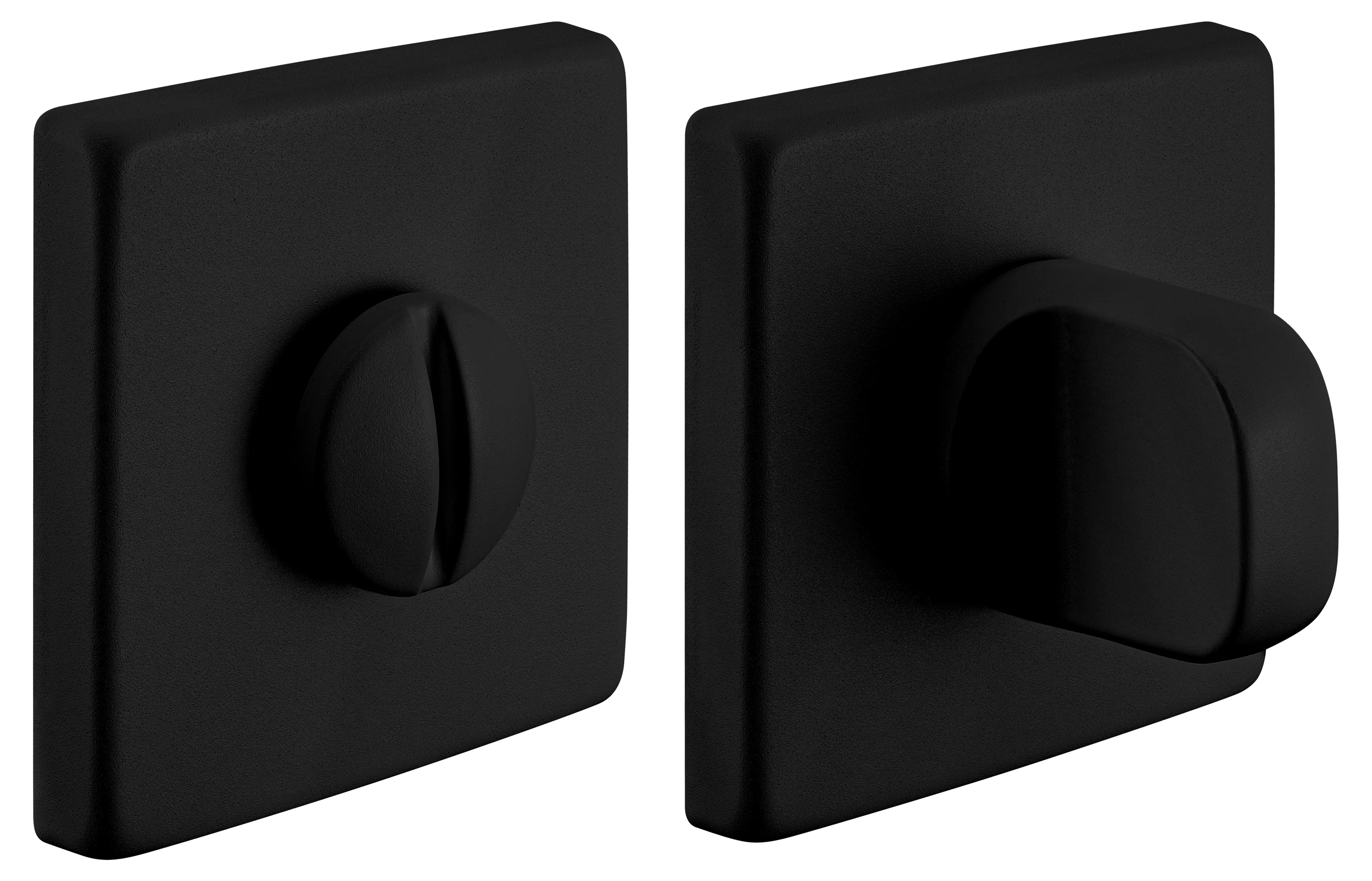 LUX-WC-S5 NERO, завертка дверная, цвет - черный фото купить Липецк