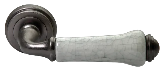 UMBERTO, ручка дверная MH-41-CLASSIC OMS/GR, цвет - старое мат.серебро/серый фото купить Липецк
