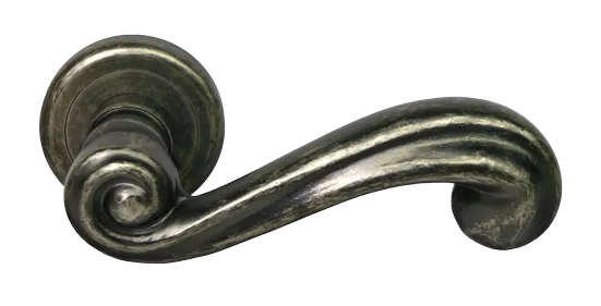 PLAZA, ручка дверная CC-1 FEA, цвет - состаренное серебро фото купить Липецк