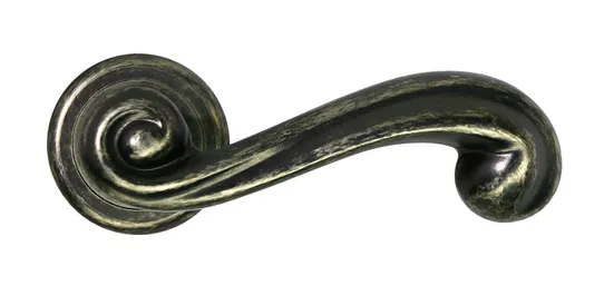 PLAZA, ручка дверная CC-1 FEA, цвет - состаренное серебро фото купить в Липецке