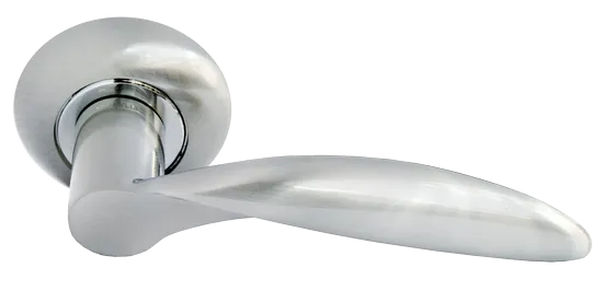 ПОРТАЛ, ручка дверная MH-07 SN, цвет - белый никель фото купить Липецк