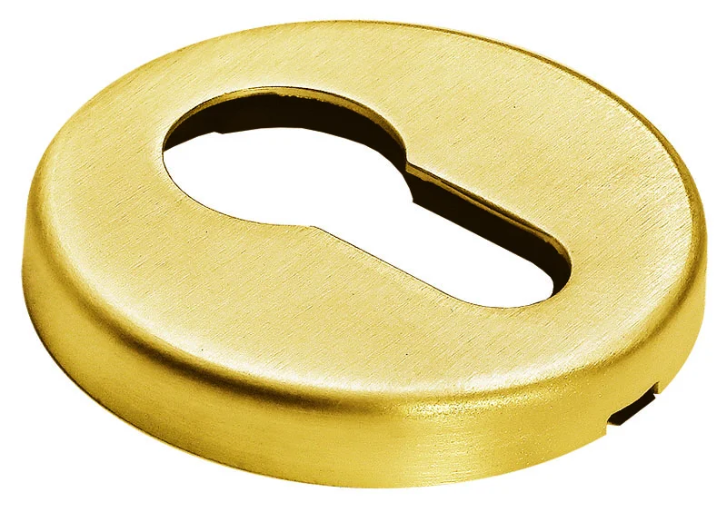 LUX-KH-R5 OSA, накладка на евроцилиндр, цвет - матовое золото фото купить Липецк