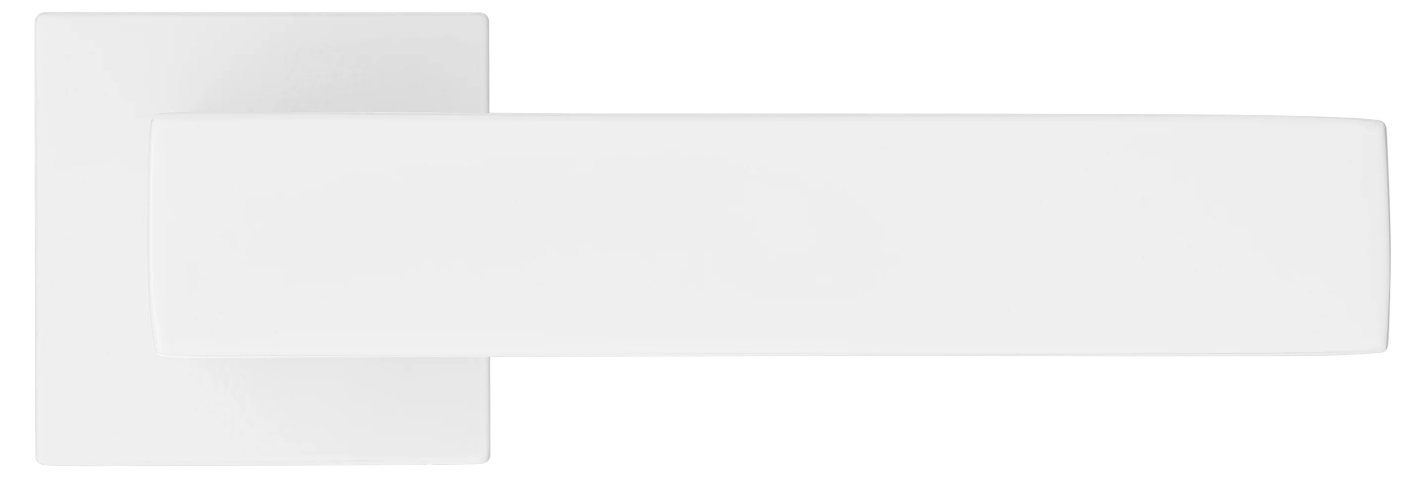 MIRA, ручка дверная на квадратной розетке MH-54-S6 W, цвет - белый фото купить в Липецке