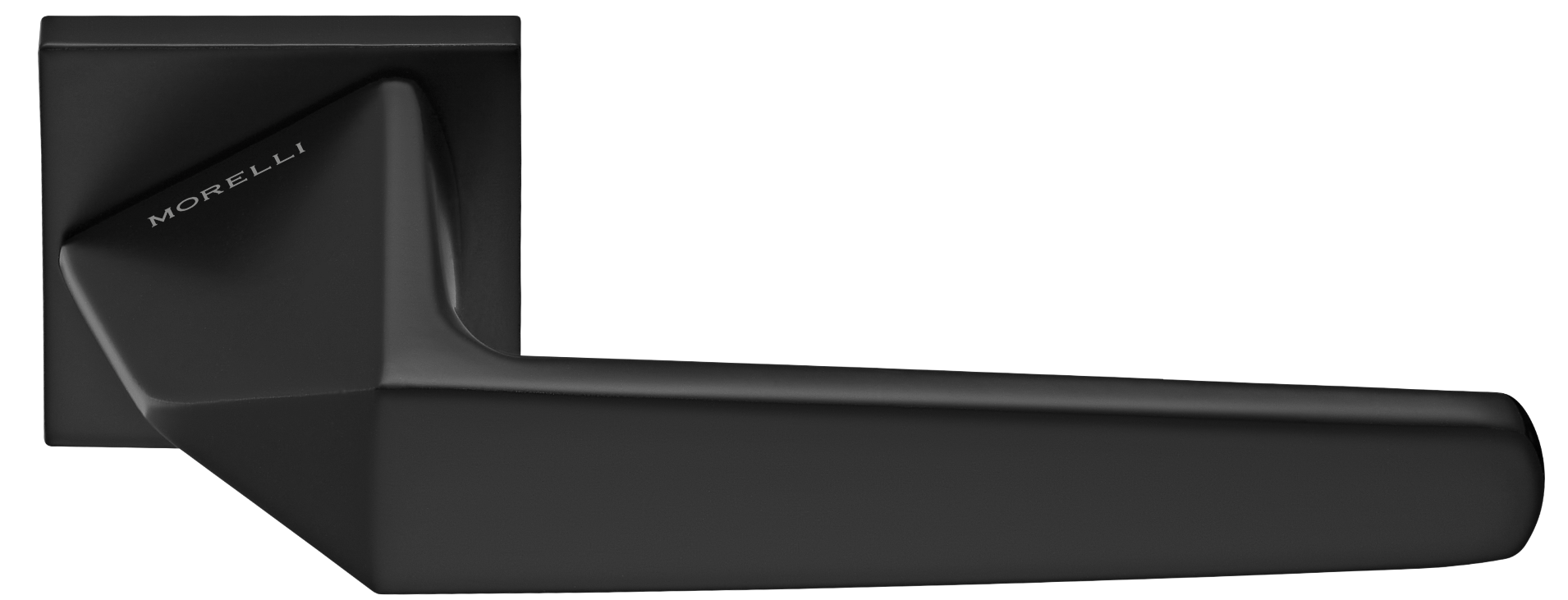 SOUK ручка дверная на квадратной розетке 6 мм, MH-55-S6 BL, цвет - черный фото купить Липецк