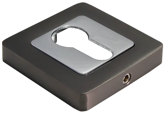 MH-KH-S55 GR/PC, накладка на ключевой цилиндр, цвет - графит/хром фото купить Липецк