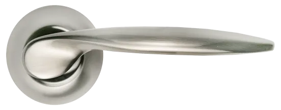 ПОРТАЛ, ручка дверная MH-07 SN, цвет - белый никель фото купить в Липецке