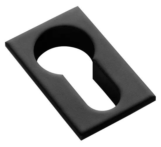 LUX-KH-SM NERO, накладка на евроцилиндр, цвет - черный фото купить Липецк